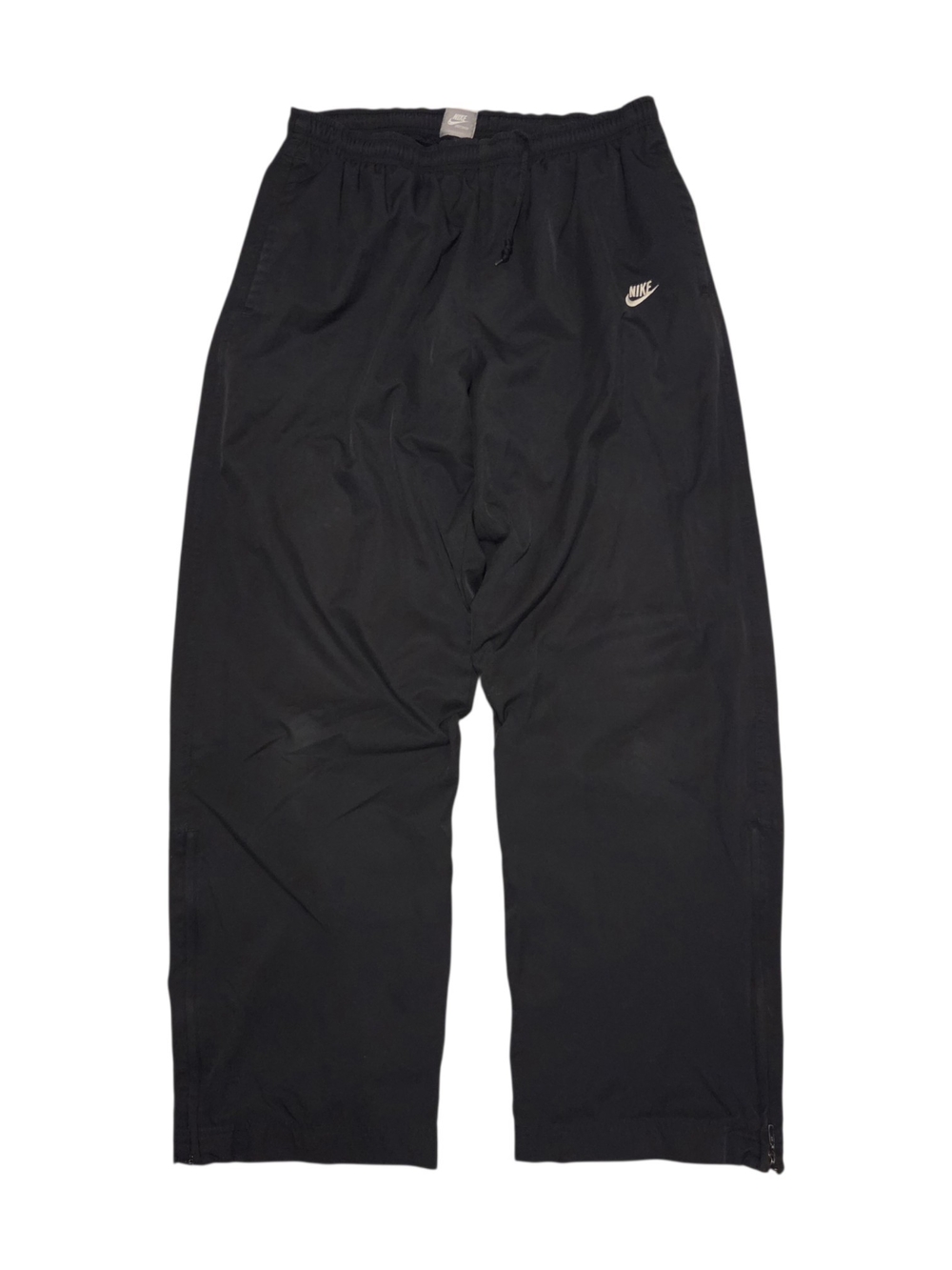 Vintage Y2k Nike Men's Black Baggy Track Pants